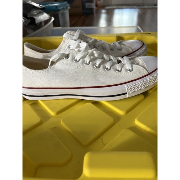 Converse Chuck Taylor All Star White Sneakers Women's Size 11.5 Low Top Lace Up - Picture 3 of 9